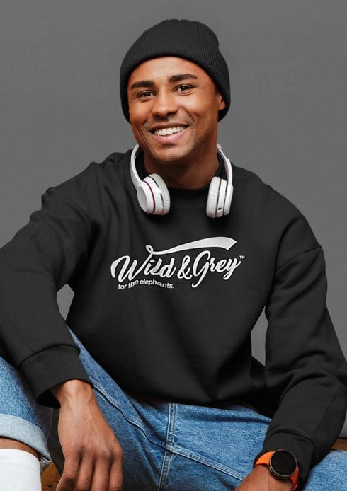 Retro Elephant Logo - Mens Sweater